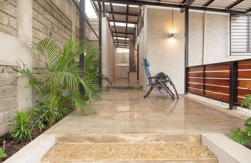 Rivas Appartement | Casita Pelicano is a sleek, surf studio in Playa Remanso with AC & an ocean view
