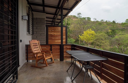 Rivas Appartement | Casita Pelicano is a sleek, surf studio in Playa Remanso with AC & an ocean view
