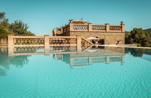 Castiglion Fiorentino Villa | Casupoli, Villa avec vue et piscine dans la campagne toscane