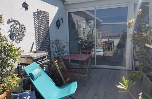 Le Pharo Appartement | Catalans. A 2mn de la Plage, Beaut3 Dernier Étage Grande Terrasse vue sur mer