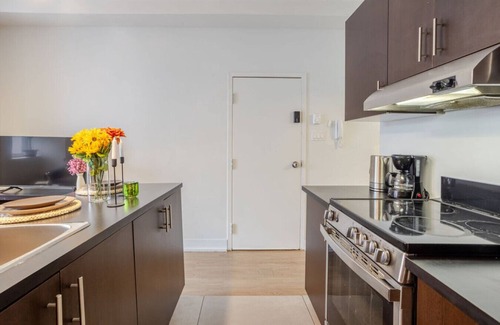 Downtown Montreal Appartement | Central 2BDR Condo on Bishop-Vibe Central MTL ZW4