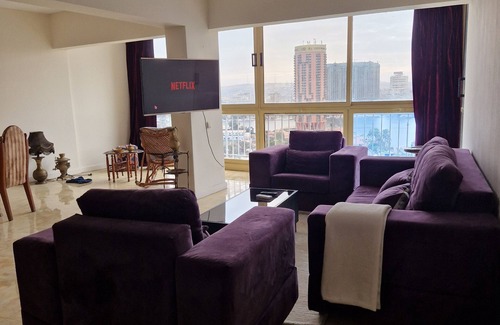 Al Duqqi Appartement | Central Apt with a Panoramic view over Cairo & Nile