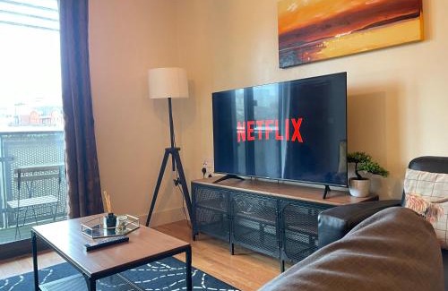 Theatreland Birmingham Appartement | Central Birmingham Apartment with Balcony & Netflix