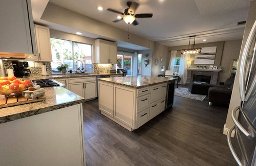 Temecula Maison | Centrally located beach-house themed resort style home with pool and hot tub