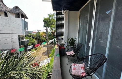 Chacala Appartement | Chacala Corales para 7 con Aire Acondicionado con Alberca y Playa a 50 mts