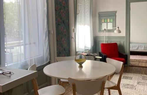 Mulhouse Appartement | CHACHACHA appartement de charme, calme,balcon 5pers 4étoiles, patio