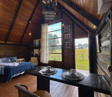 Correia Pinto Chalet De Ski | Chalé copo de leite