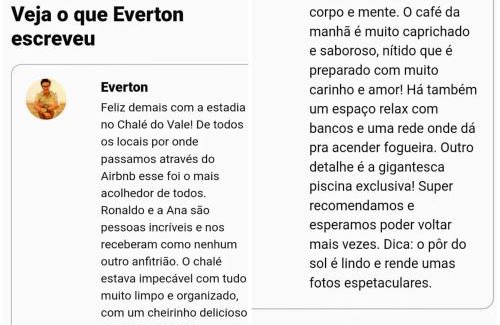 Atibaia Maison | CHALÉ DO VALE - EXCLUSIVIDADE E CONFORTO!