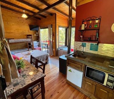 Urubici Chalet De Ski | Chalés incríveis com banheira de hidromassagem e vista encantadora