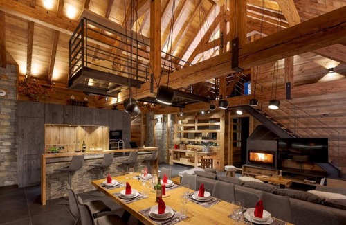 Les Deux Alpes Chalet De Ski | Chalet, à 150m des pistes de ski, remise en forme, sauna, terrasse, cheminée ou poêle à bois