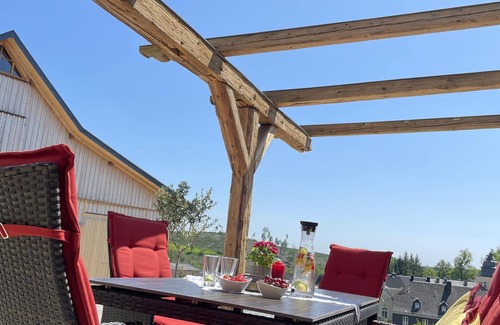 Feilitzsch Copropriété | Chalet apartment "Giebeltraum", 115 sqm & wellness/fitness/sauna - Bergrödelhof