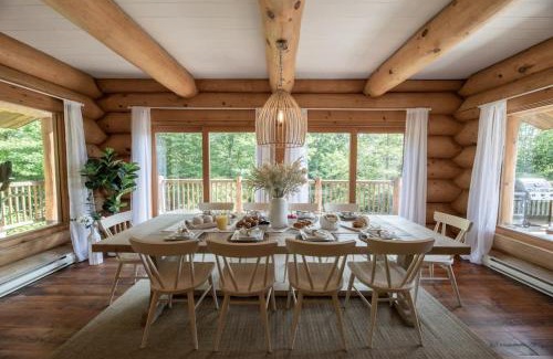 Val-des-Lacs Chalet De Ski | Chalet Chic Rustique & SPA - Tremblant