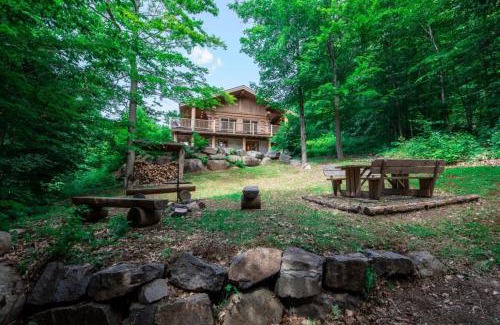 Val-des-Lacs Chalet De Ski | Chalet Chic Rustique & SPA - Tremblant