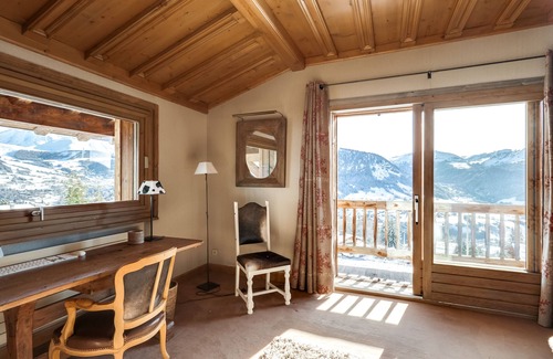 Megeve Chalet De Ski | Chalet Cocoon, face au Mont Blanc
