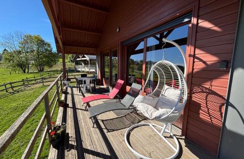 Montgreleix Chalet De Ski | Chalet des Gardettes, belle vue 1220m d'altitude
