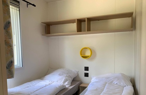 Mittelhof Appartement | Chalet Feuersalamander - Camping in the oak forest - Camping - Chalets
