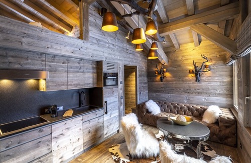 Megeve Chalet De Ski | CHALET GRAND PARADIS, 6 chbres, salle de cinéma, Espace SPA, services