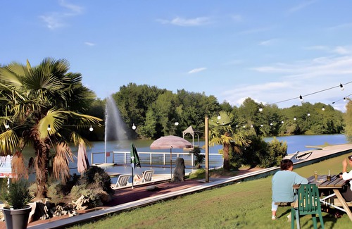 Bretagne-d'Armagnac Maison | Chalet 'Guzet 4 Personnes 25' avec terrasse privée, jardin privé et Wi-Fi