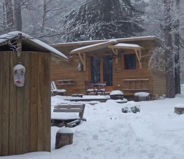 Boussoulet Maison | Chalet Hibou 1 couchage en 140 Domaine de la Mamounette