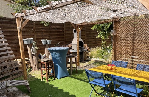 Villetelle Cabine | Chalet Idéal Pour Petite Famille ou Amoureux à 20 Minutes de la mer