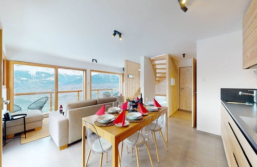 Vex Chalet De Ski | Chalet en Les Agettes con terraza