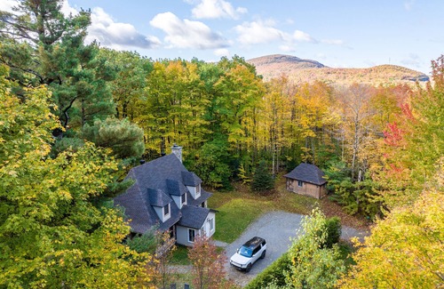 Austin Villa | Chalet en nature*spa-piscine au sel*sauna*billard*foyer*wifi*rando en montagne