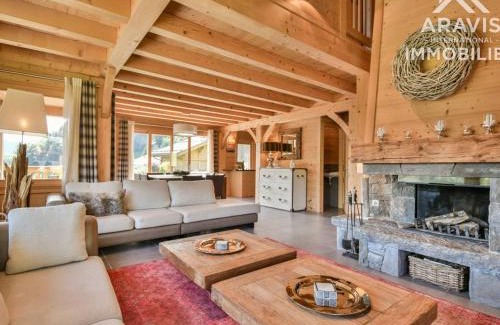 Le Grand-Bornand Chalet De Ski | Chalet indépendant 4* pour 8 pers, 4 chambres, cheminée, cuisine équipée, Wifi, parking - FR-1-391-8