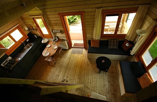 Zoutkamp Chalet De Ski | Chalet Kwikstaart on small-scale nature campsite 't Ol Gat