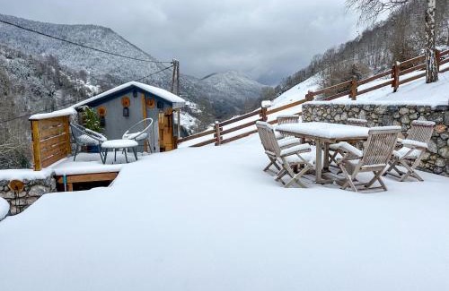 Boutx Chalet De Ski | Chalet Le René-Sens - 5 pers - Grande terrasse - bain nordique SPA - Piscine