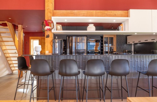 Hauteluce Chalet De Ski | Chalet 'Les Galetas Du Mont Blanc' avec terrasse privée, balcon et Wi-Fi