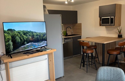 Vacheresse Appartement | Chalet Les Mios, chez Isa, avec vue entre Lac et Montagnes, terrasse privée et Wi-Fi