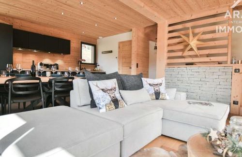 Le Grand-Bornand Chalet De Ski | Chalet Mitoyen Luxueux 8 Pers, 3 Chambres Confortables pour une Escapade Alpestre Inoubliable - FR-1-391-168