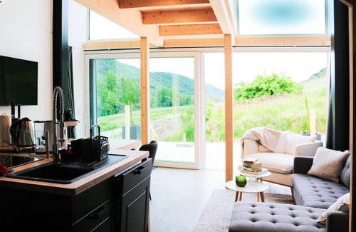 Pommern Maison | Chalet "Mitte" - 2-4 pers. - Maison mitoyenne neuve et abordable avec terrasse de rêve