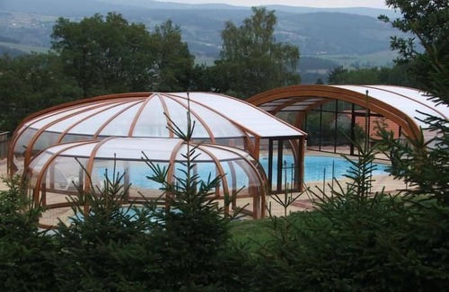 Blavignac Chalet De Ski | Chalet***, vue panoram, entièrement équipé, terrasse privative, piscine couverte