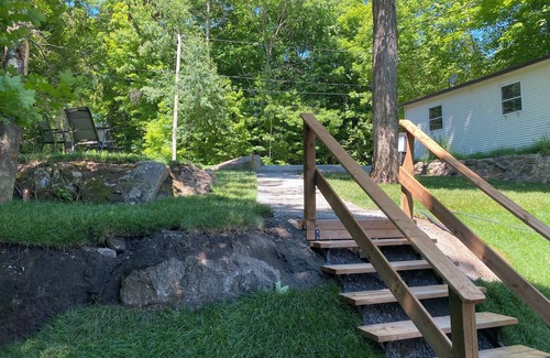 Saint-Calixte Chalet De Ski | Chalet Shadow - spa - bord du lac baignable - foyer- paddleboard - plage