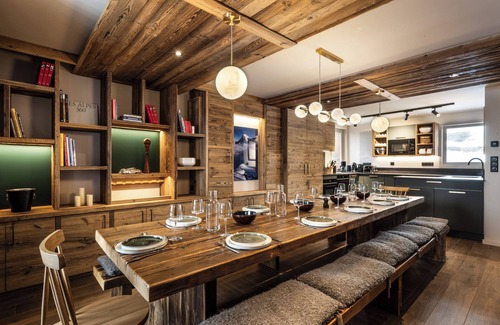 Plagne Soleil Chalet De Ski | Chalet Topaz sur les Pistes avec Neige Garantie
