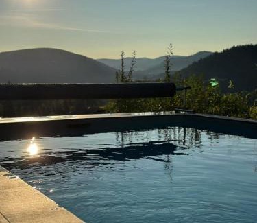 Le Tholy Chalet De Ski | Chalet Villa Piscine vue panoramique sur Gérardmer et le Hohneck