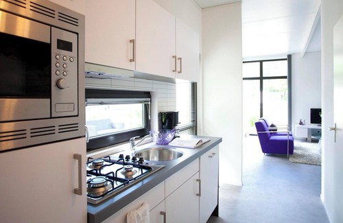 Velsen-Zuid Chalet De Ski | Chalet with 2 bedrooms and a terrace