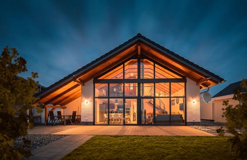 Lobnitz Maison | Chalet100 avec plage privée, sauna, cheminée et galerie sur Mühlfeldsee