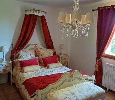 Saint-Saturnin-les-Avignon Lit Et Petit-Déjeuner | Chambre d hôte Lavande "Au fond du jardin"