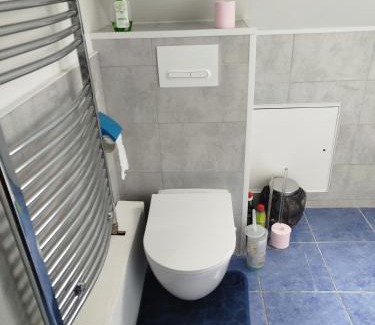 Cluses Maison | Chambre bleue dans maison avec parking