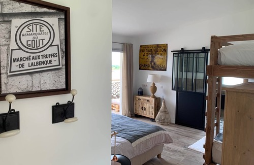 Labastide-Marnhac Villa | Chambre d'Hôtes Safran du Quercy 2 à 4 personnes