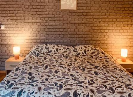 Eysus Lit Et Petit-Déjeuner | Chambre Mathura au Moulin d'Eysus