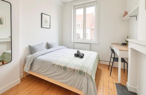 Ronchin Maison | Chambre privée - Proche Lille