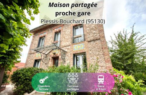 Le Plessis-Bouchard Maison | Chambres dans maison partagée à 5 min de la gare