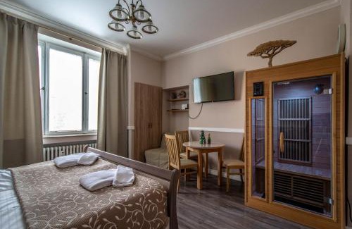 Prague 1 Appartement | Champagne Studio with Sauna