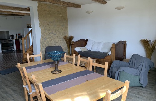 Barjac Maison | Maison de caractère,Mas du 17è,calme,piscine privée 9x4,5m,climatisé,proche Uzes
