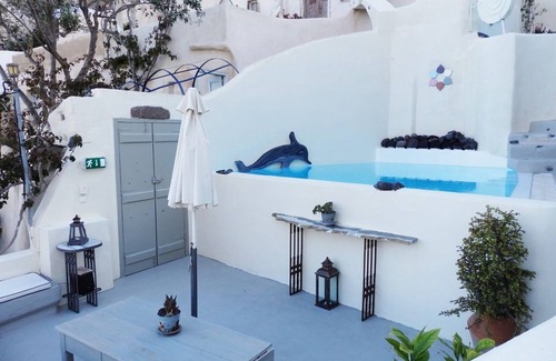 Emporio Villa | Charismatic Santorini Villa | Venetian Villa | 3 Bedrooms | Private Pool & Jacuzzi