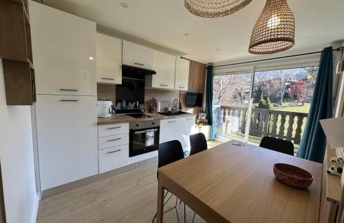 Araches-la-Frasse Appartement | Charmant 2 pièces cabine, 4 pers, terrasse sud, proche village et pistes, parking privé - FR-1-572-293