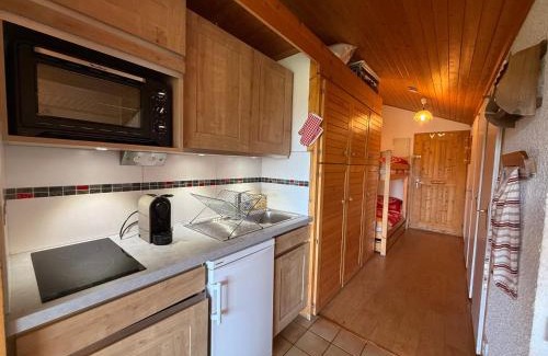 Les Saisies Appartement | Charmant 2 Pièces + Cabine aux Saisies, 4 pers., Balcon Sud, TV, WiFi - FR-1-293-210